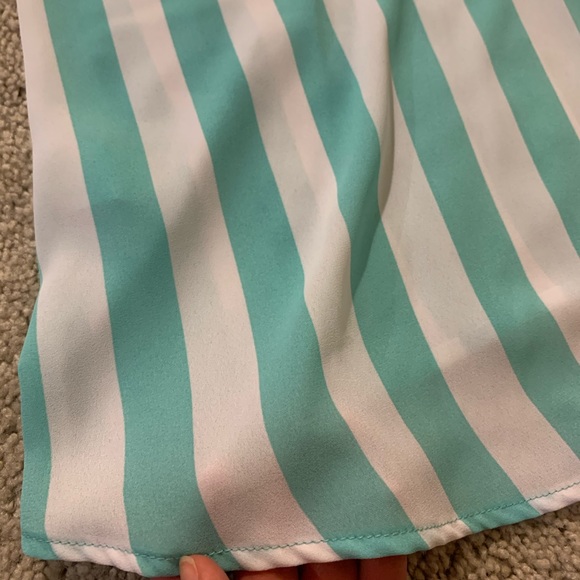 Mint colored razor back tank top - Picture 8 of 9